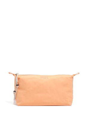 Bimba y Lola large logo-embossed make-up bag - Orange