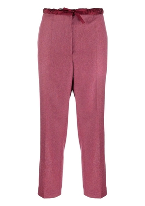 Jil Sander cropped wool trousers - Pink