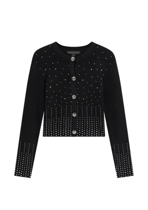 GUESS USA crystal-embellished cardigan - Black
