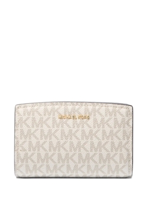 Michael Kors medium Bryant logo wallet - Neutrals