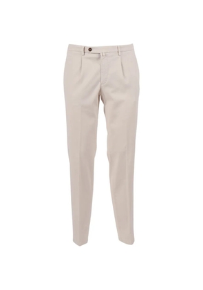 Briglia 1949 pleated twill trousers - Neutrals