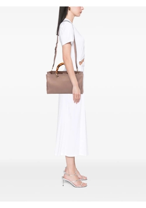 Gucci Pre-Owned 2016-2026 Medium Calfskin Bamboo Shopper satchel - Pink