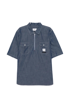 Engineered Garments x Roy Roger's Workwear Chambray Spinnaker polo shirt - Blue