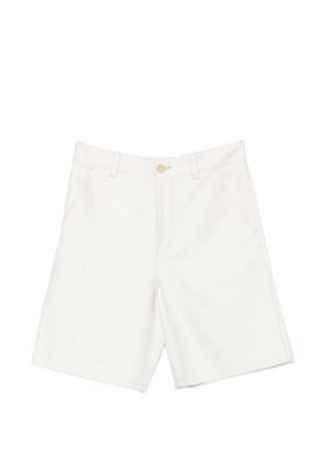 A.P.C. belt-loops patch-pockets shorts - Neutrals
