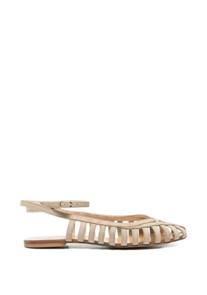 Anna F. cage-strap buckled sandals - Neutrals