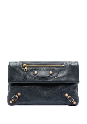 Balenciaga Pre-Owned 2013 Lambskin Motocross Giant 12 Envelope clutch bag - Grey