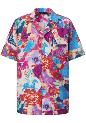 Shanghai Tang x Jacky Tsai graphic-print shirt - Pink
