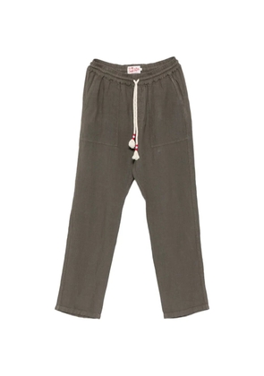 MC2 Saint Barth drawstring-waist linen trousers - Green