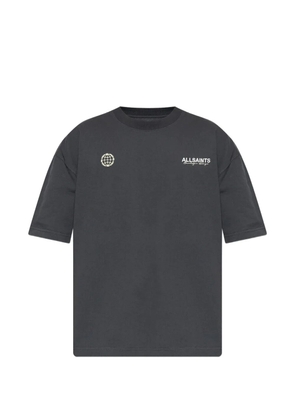 AllSaints logo-print T-shirt - Black