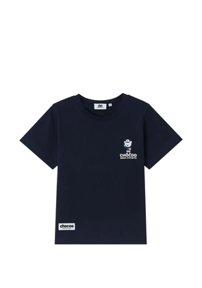 CHOCOOLATE graphic-print cotton T-shirt - Blue