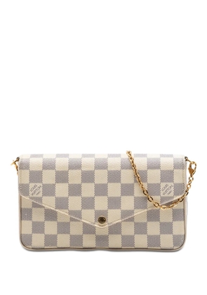 Louis Vuitton Pre-Owned 2016 Damier Azur Pochette Felicie crossbody bag - White