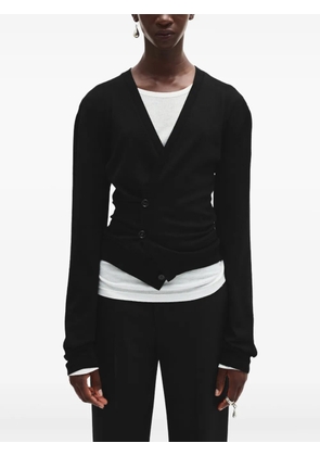 Ann Demeulemeester wool cardigan - Black