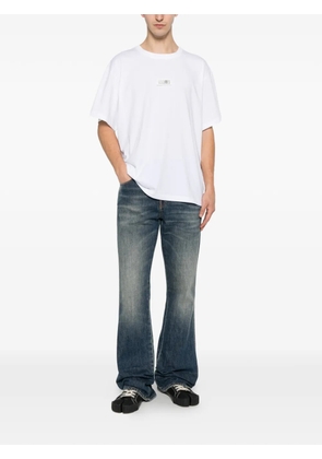 MM6 Maison Margiela logo-patch T-shirt - White