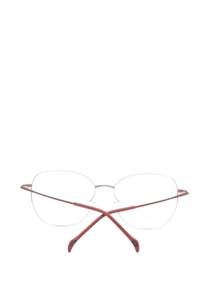 STEPPER EYEWEAR geometric-frame glasses - Orange