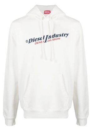 Diesel S-Ginn-Hood-Ind hoodie - White