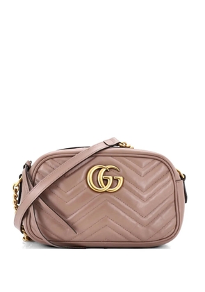 Gucci Pre-Owned GG Marmont Shoulder Bag Matelasse Leather Small crossbody bag - Neutrals