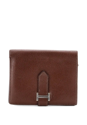Hermès Pre-Owned Bearn Wallet Tadelakt Compact small wallets - Brown