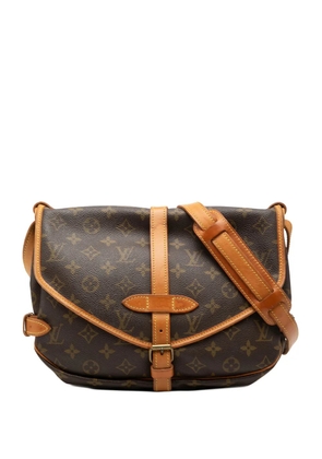 Louis Vuitton Pre-Owned 1981 Monogram Saumur 30 crossbody bag - Brown
