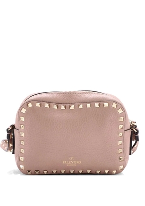 Valentino Garavani Pre-Owned Rockstud Camera Leather crossbody bag - Neutrals