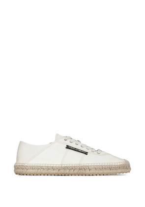 Dolce & Gabbana espadrilles in split lambskin - Neutrals