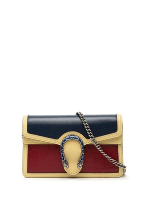 Gucci Pre-Owned 2000-2015 Mini Tricolor Leather Dionysus crossbody bag - Blue