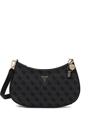 GUESS USA Noelle 4G curved shoulder bag - Black