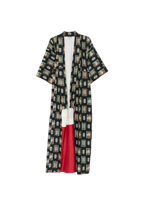 A.N.G.E.L.O. Vintage Cult 1990s geometric-print kimono - Black