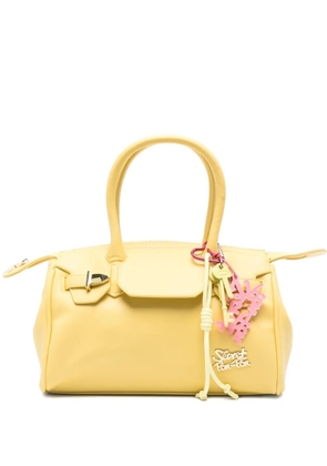 Secret Pon Pon Alexandra-S charm-detail tote bag - Yellow