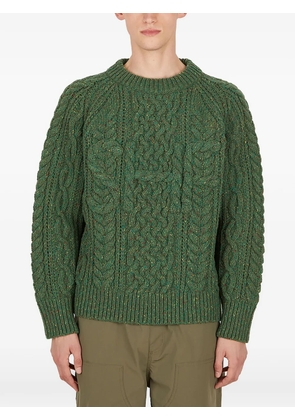 Sky High Farm cable-knit sweater - Green
