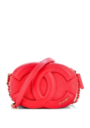 CHANEL Pre-Owned Coco Midnight Camera Case Quilted Lambskin Small crossbody bag - Red