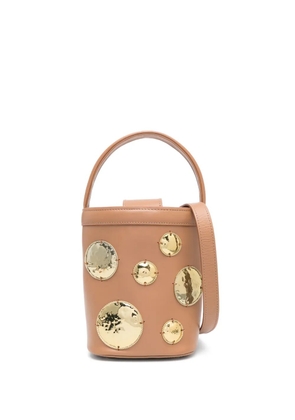 Waiwai Rio Fairuz embellished tote bag - Brown