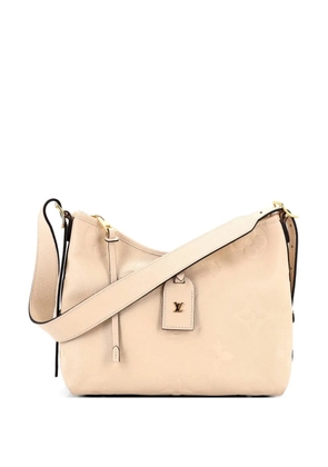 Louis Vuitton Pre-Owned CarryAll Monogram Empreinte Giant PM hobo bag - Neutrals