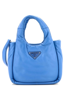 Prada Pre-Owned Padded Soft Leather Mini tote bag - Blue