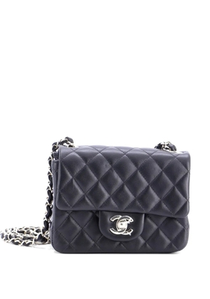 CHANEL Pre-Owned Square Classic Single Flap Bag Quilted Lambskin Mini crossbody bag - Black
