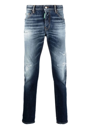 DSQUARED2 distressed-effect slim jeans - Blue