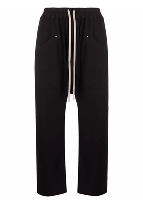 Rick Owens DRKSHDW drawstring cropped trousers - Black