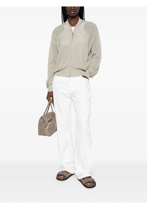 Fabiana Filippi sequin-embellished cardigan - Neutrals