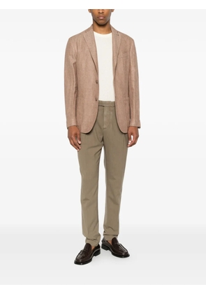 MARIANI pleated-waistband trousers - Neutrals