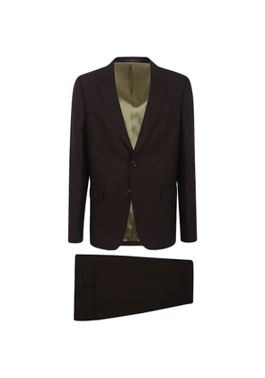 Paul Smith single-breasted notch-lapel suit - Brown