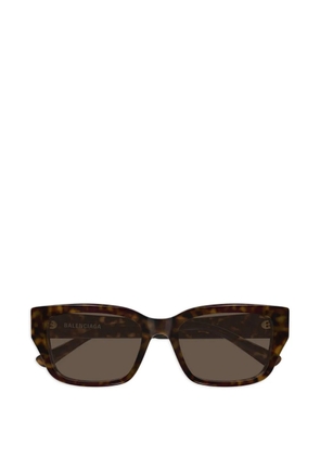 Balenciaga Eyewear BB logo square-frame sunglasses - Brown