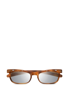 VALENTINO GARAVANI EYEWEAR rectangle-frame sunglasses - Brown