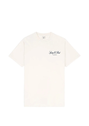 Sporty & Rich logo-print T-shirt - Neutrals