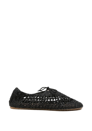 Superga woven lace-up shoes - Black