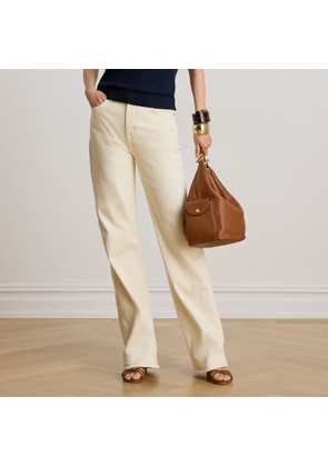 High-Rise Straight Jeans