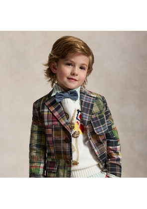Polo Patchwork Cotton Blazer