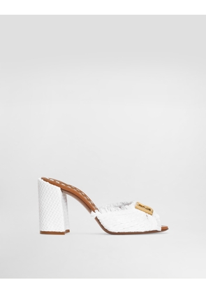 Dolce & Gabbana Ciabatta Tacco - Woman Slides And Mules Multicolor 35