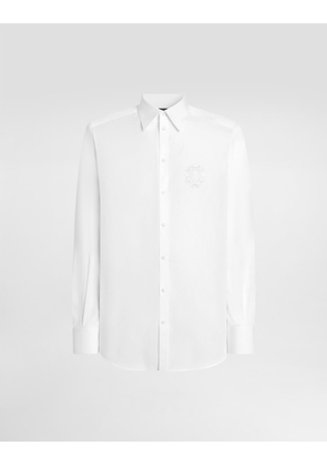 Dolce & Gabbana Camicia - Man Shirts White Cotton 40