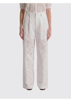 ALBERTA FERRETTI Pants Woman color White