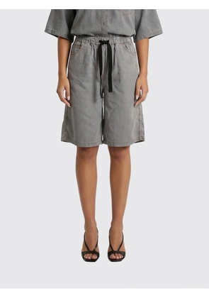 SEMICOUTURE Shorts Woman color Grey