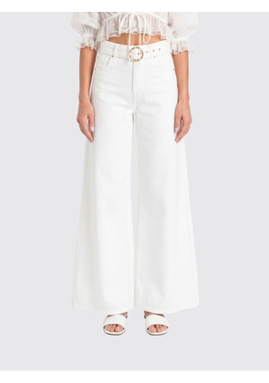 TWINSET Jeans Woman color White